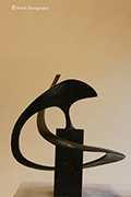 fotodocument bronzen beeld zielenspiegel